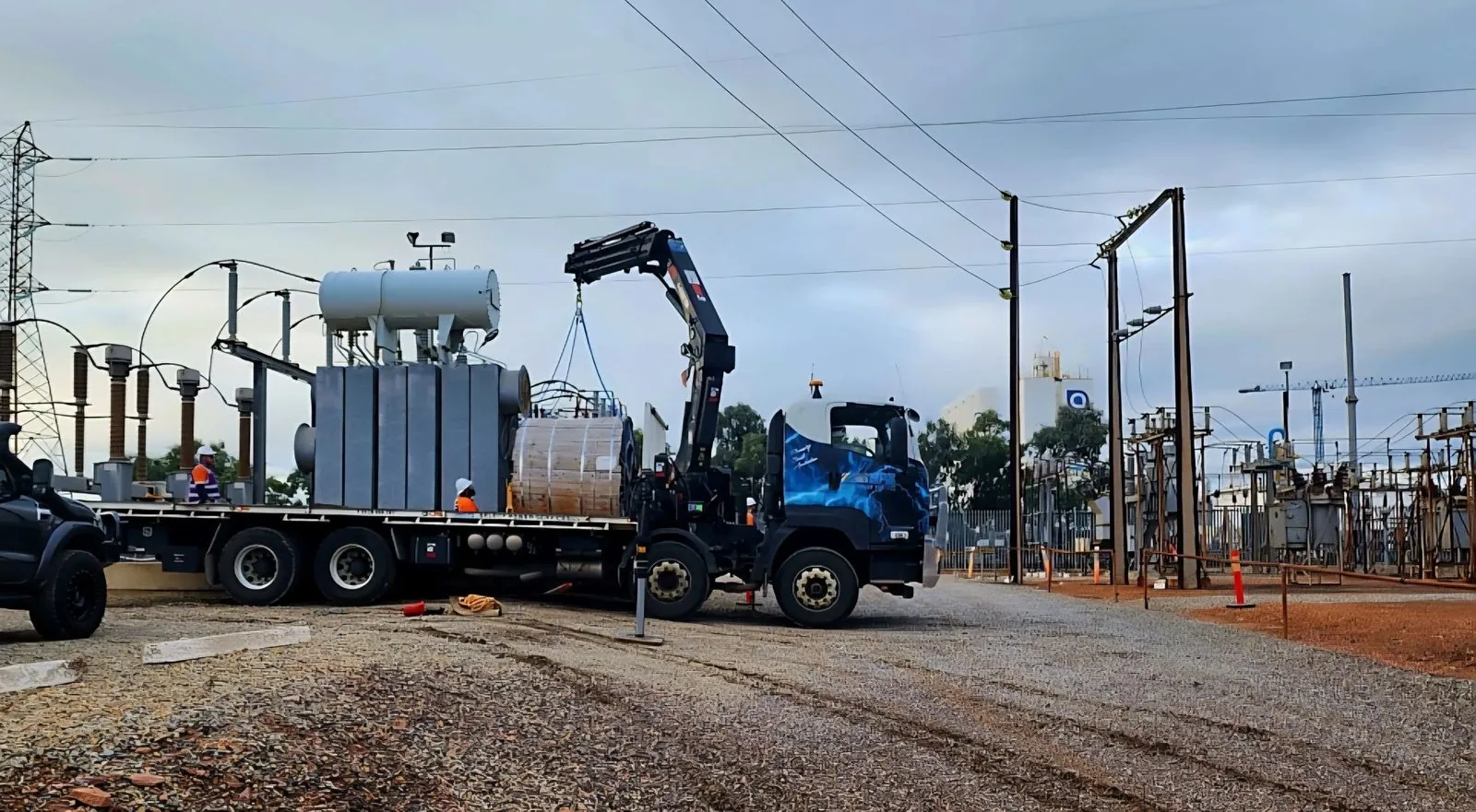 Cable jointing at a substation